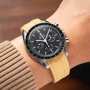 Gold CTS Rubber Strap for Omega Speedmaster