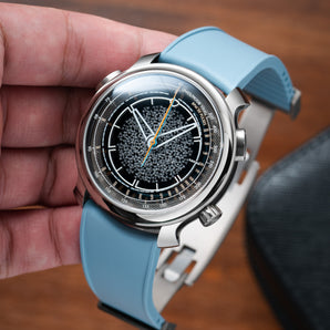 Baby Blue Curved Rubber CTS Strap
