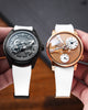 White Curved CTS Rubber Strap - Image 5