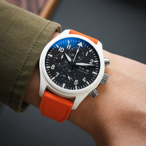 Orange Pilot Rubber CTS Strap