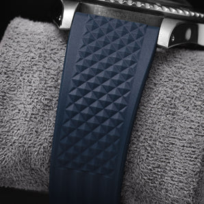 Navy Waffle Rubber CTS Strap