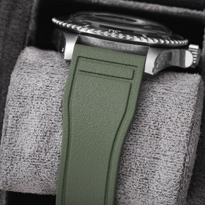 Olive Green Pilot Rubber CTS Strap