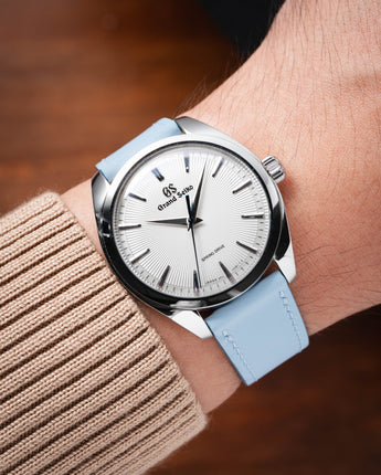 Rubberised Leather — Baby Blue
