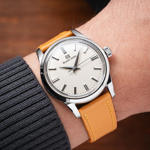 Mustard Chevre Slim Strap