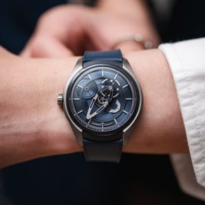 Navy CTS Rubber Strap for Ulysse Nardin Freak X