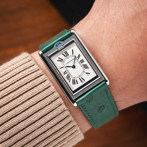 Matte Boreal Green Ostrich Body Strap