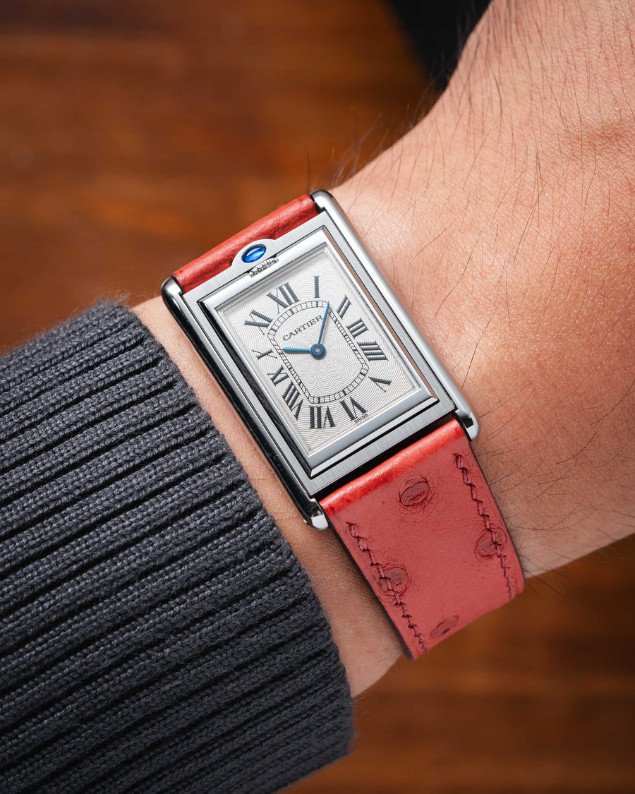 Matte Gerbera Ostrich Body Strap