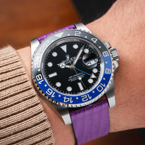Matte Purple Lizard Strap