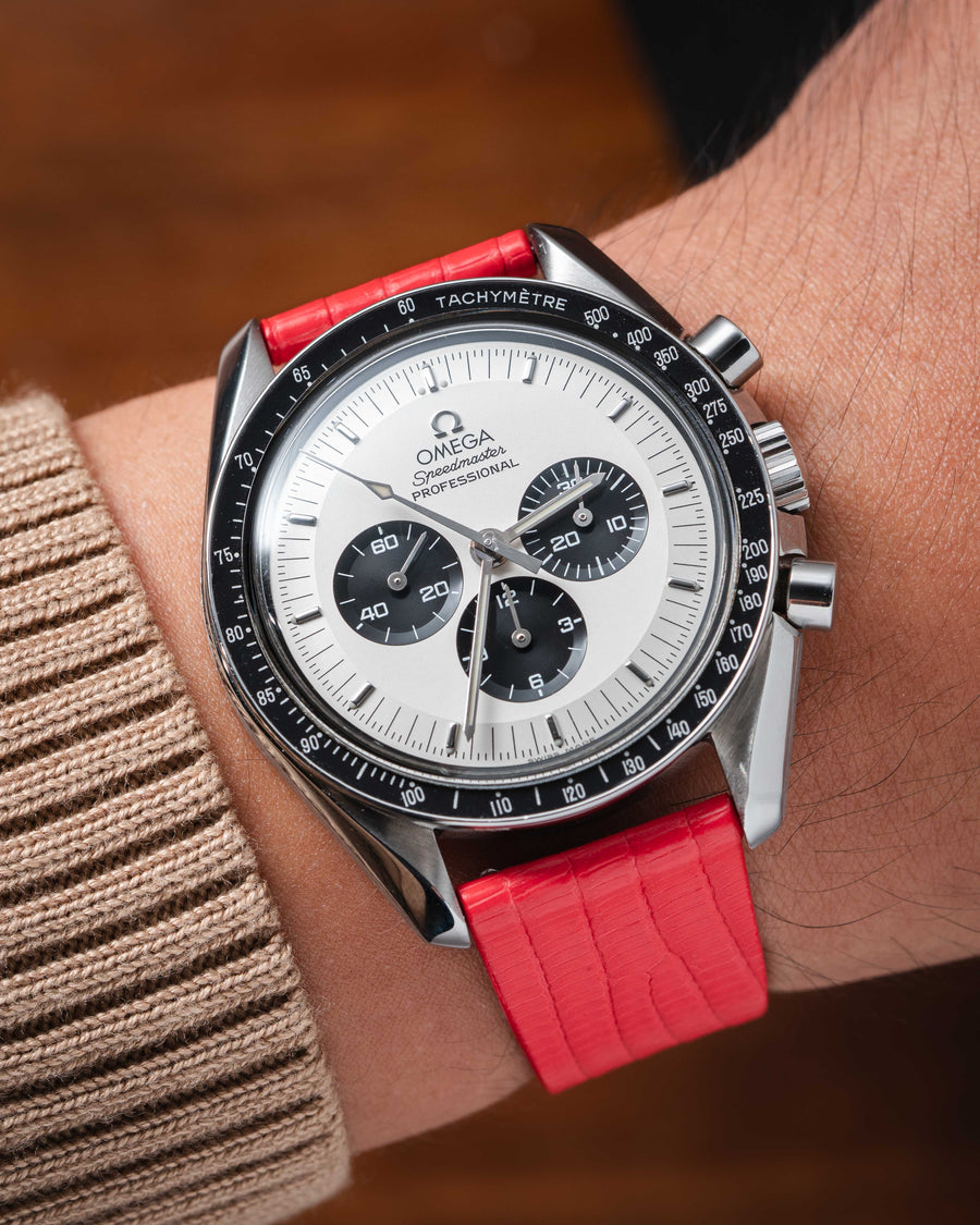Matte Red Lizard Strap