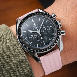 Matte Sakura Pink Lizard Strap