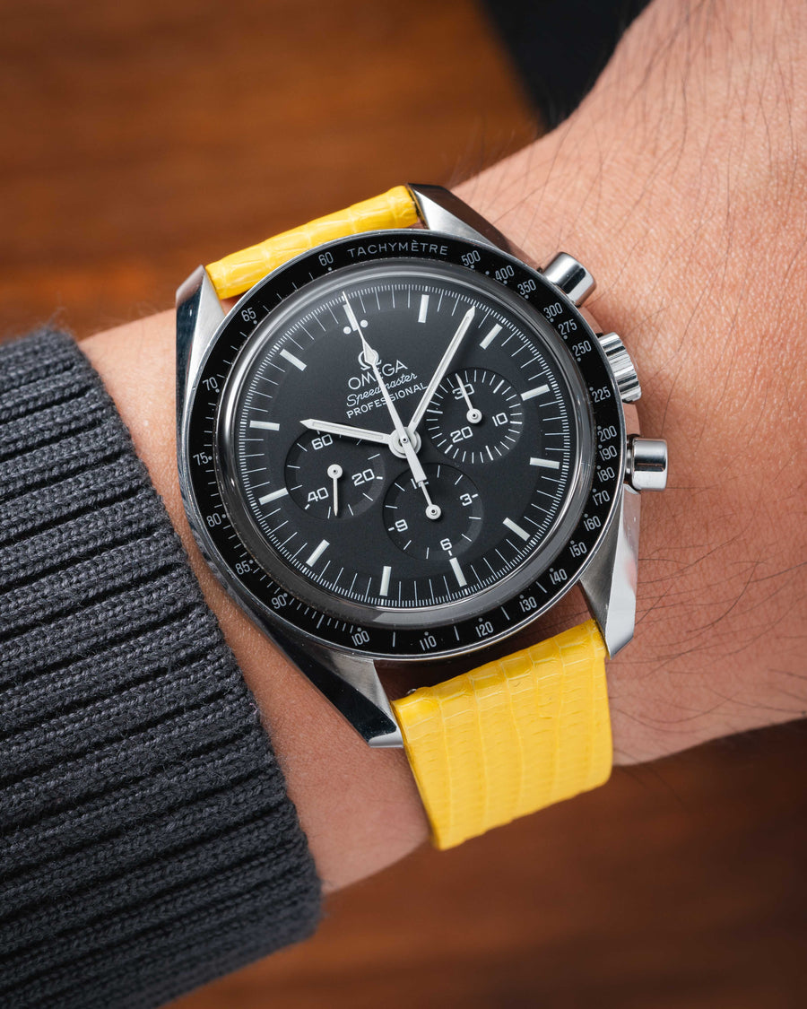 Matte Yellow Lizard Strap
