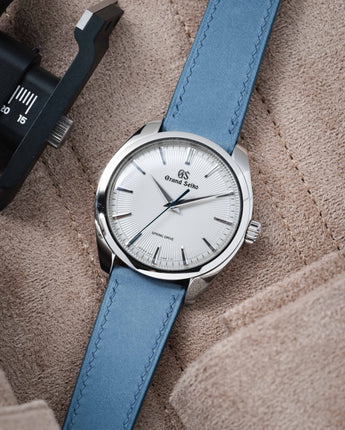 Pastel Blue Nubuck Slim Strap – Delugs