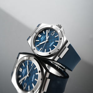 Navy CTS Rubber Strap for IWC Ingenieur [Prototype]
