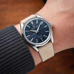 Sand Nubuck Slim Strap