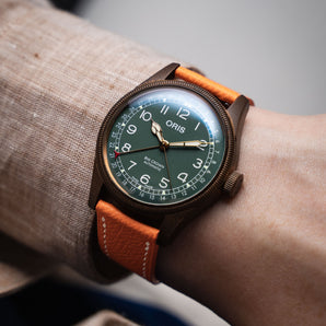 Orange Epsom Slim Strap