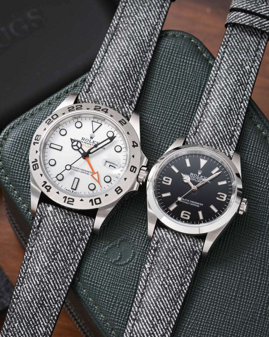 Light Grey Denim Signature Strap