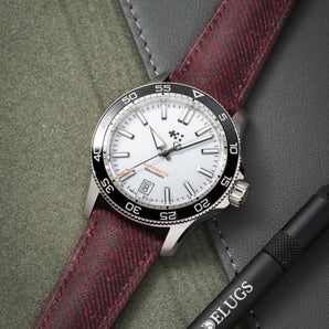 Maroon Denim Signature Strap