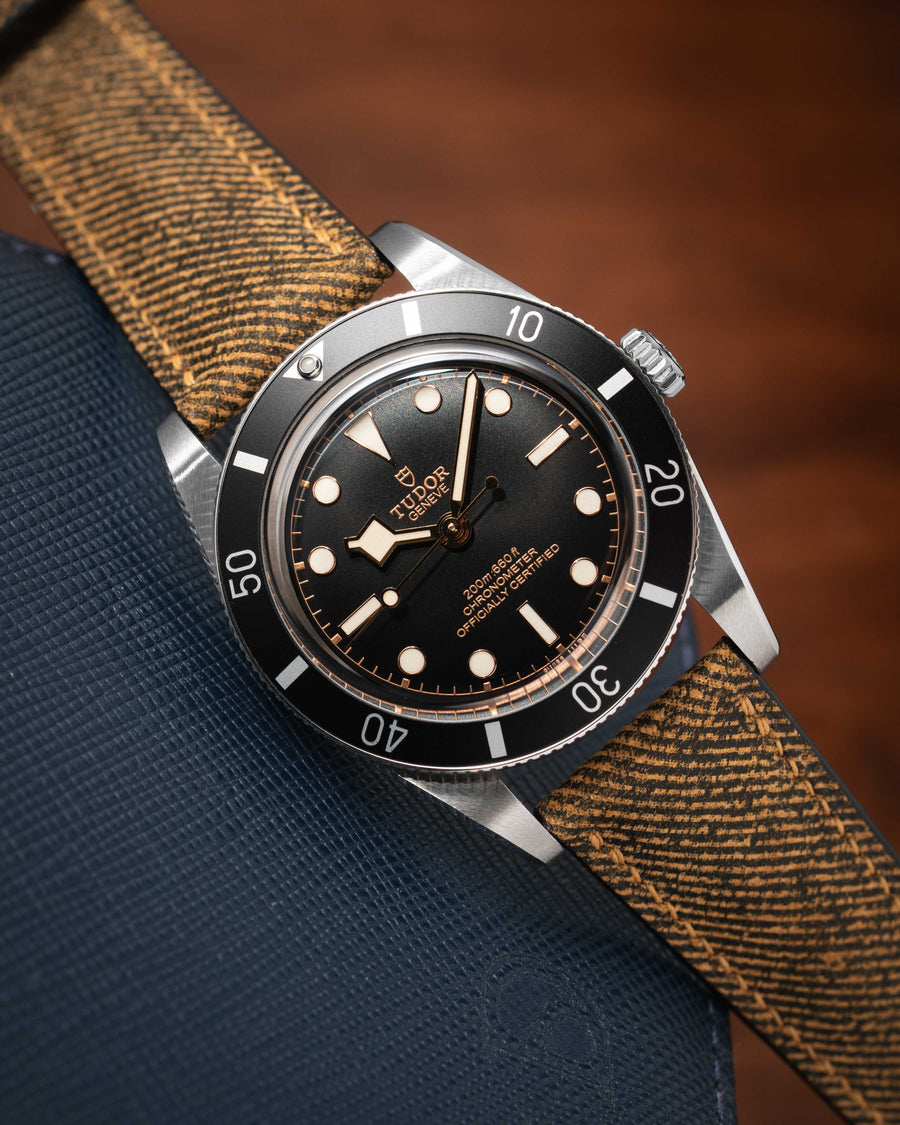 Mustard Denim Signature Strap