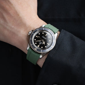 Olive Green Semi-Integrated CTS Rubber Strap