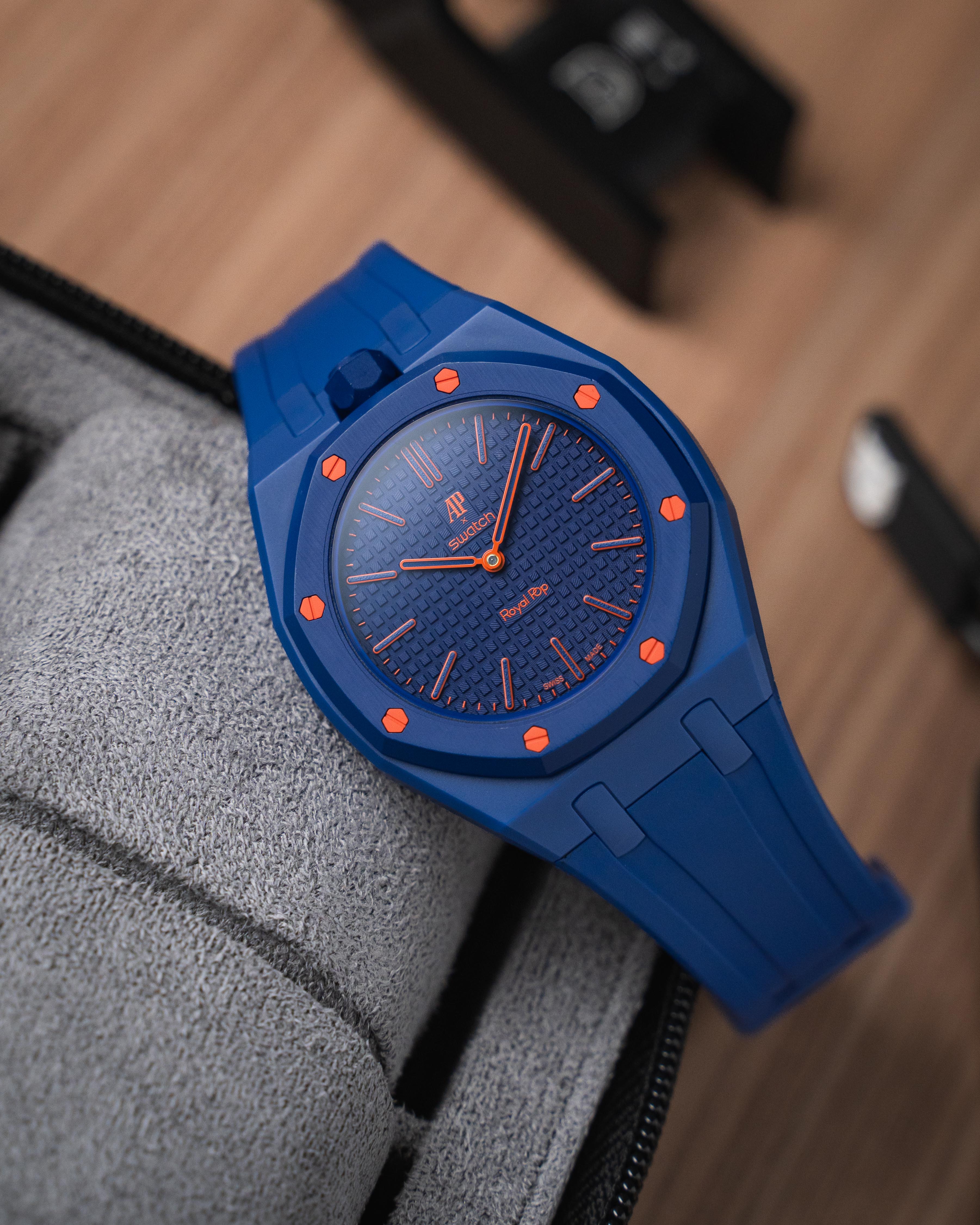 Case-Strap for the Swatch x AP Royal Pop Orenji Hachi — Delugs