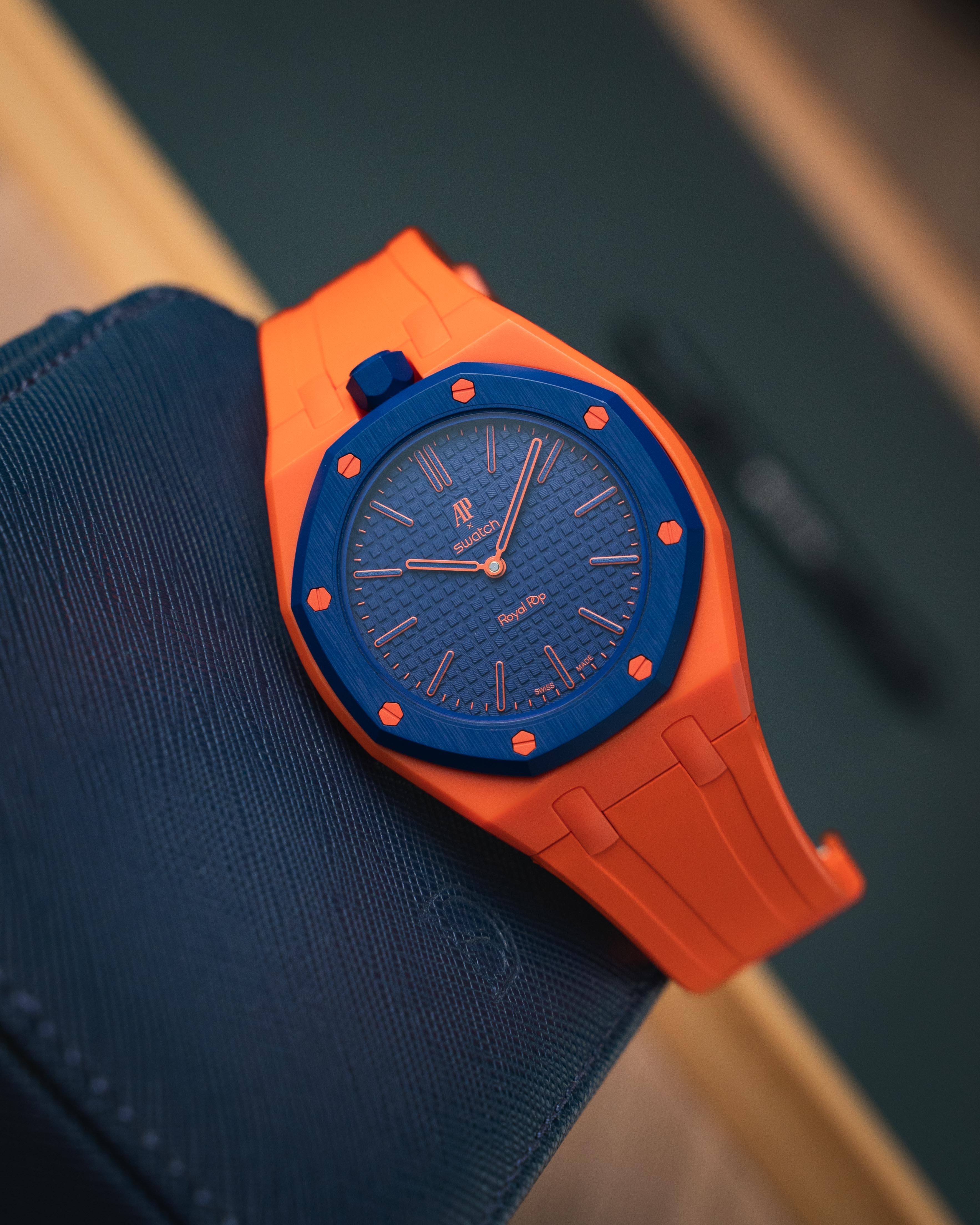 Case-Strap for the Swatch x AP Royal Pop Orenji Hachi — Delugs