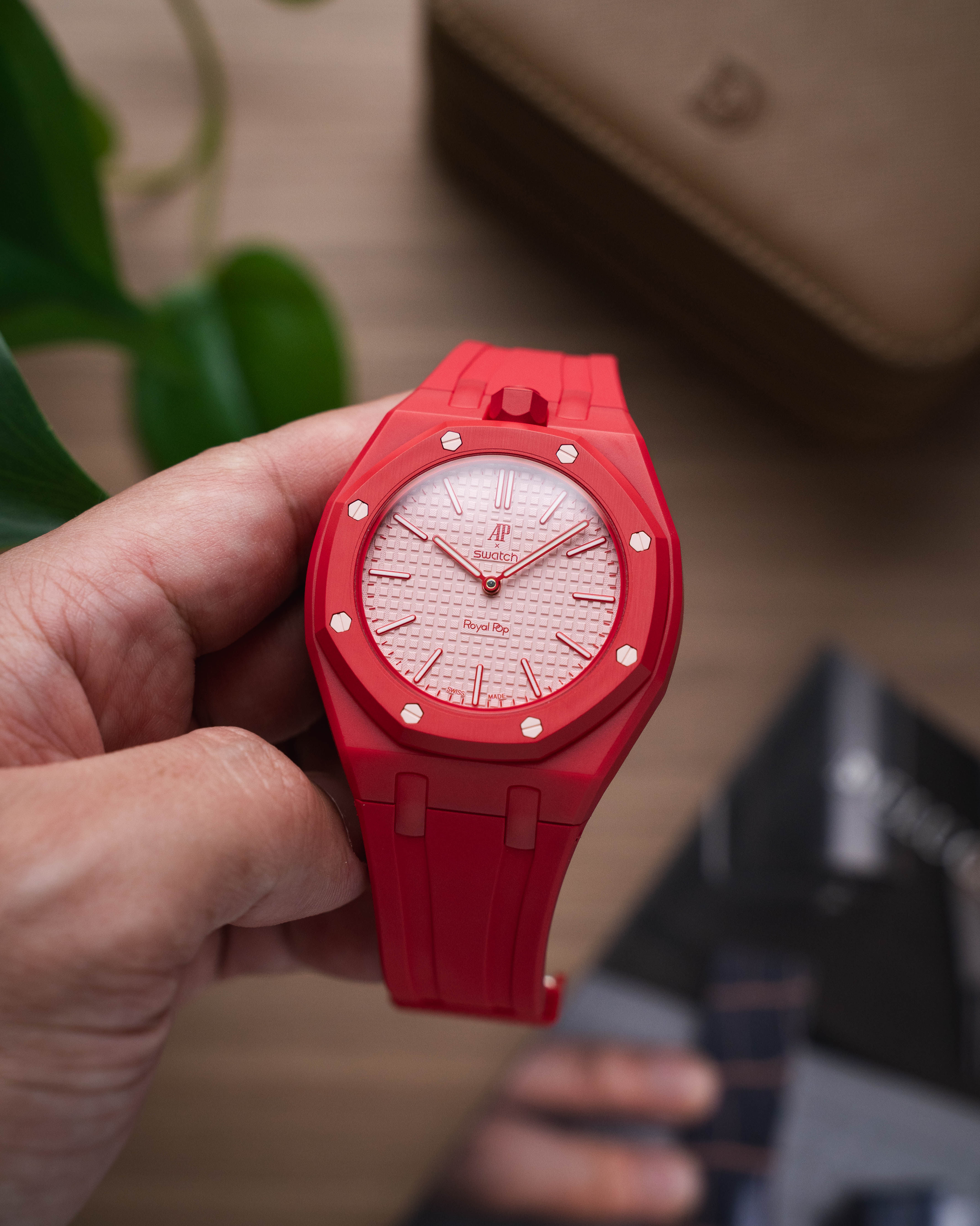Case-Strap for the Swatch x AP Royal Pop Otto Rosso — Delugs