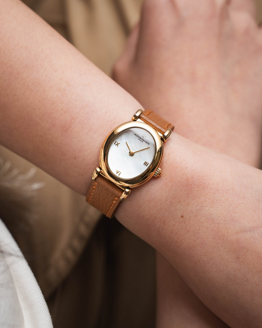Gold Chevre Slim Strap for The Petite Collection