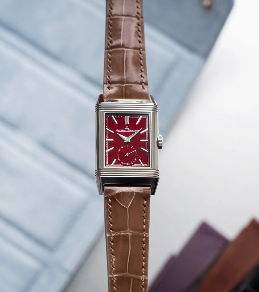 Glossy Taupe Brown Crocodile Signature Strap