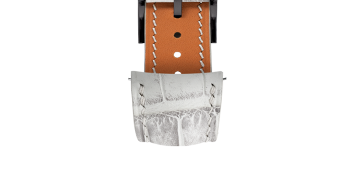 Matte Himalayan Alligator Signature (Curved) Strap - Handcrafted