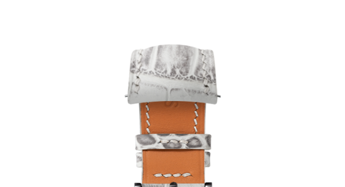 Matte Himalayan Alligator Signature (Curved) Strap - Handcrafted