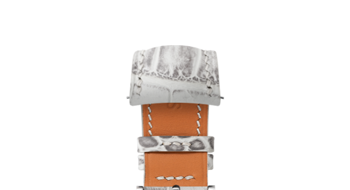 Matte Himalayan Alligator Signature (Curved) Strap - Handcrafted