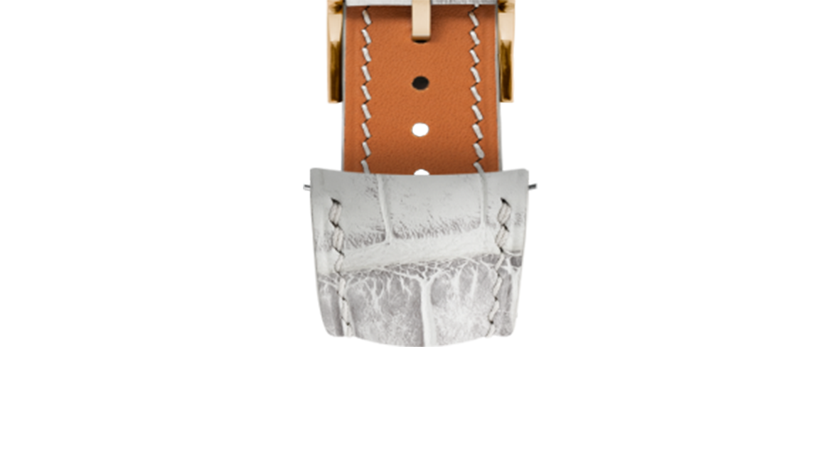 Matte Himalayan Alligator Signature (Curved) Strap - Handcrafted