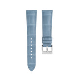 Delugs Matte Astral Blue Alligator Signature Strap Handcrafted Leather Watch Strap
