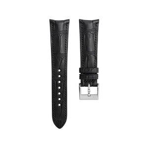 Matte Black Alligator Signature (Curved) Strap