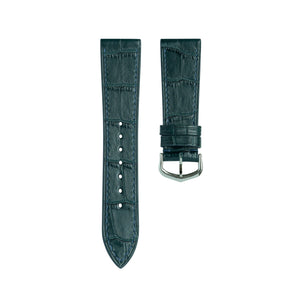 Matte Boreal Green Alligator Strap for Cartier Tank