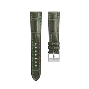 Matte Green Ischia Alligator Signature Strap