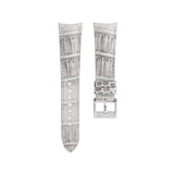 Delugs Matte Himalayan Alligator Signature (Curved) Strap Handcrafted Leather Watch Strap