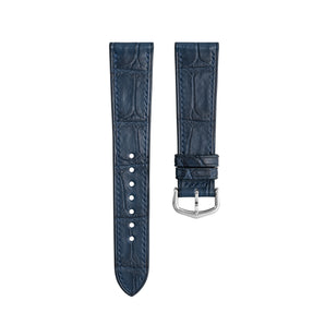 Matte Navy Alligator Strap for Cartier Tank