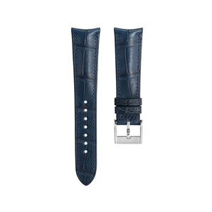 Matte Navy Alligator Signature (Curved) Strap