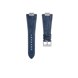 Matte Navy Alligator Strap for Tissot PRX