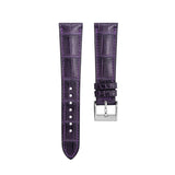 Delugs Matte Purple Alligator Signature Strap Handcrafted Leather Watch Strap