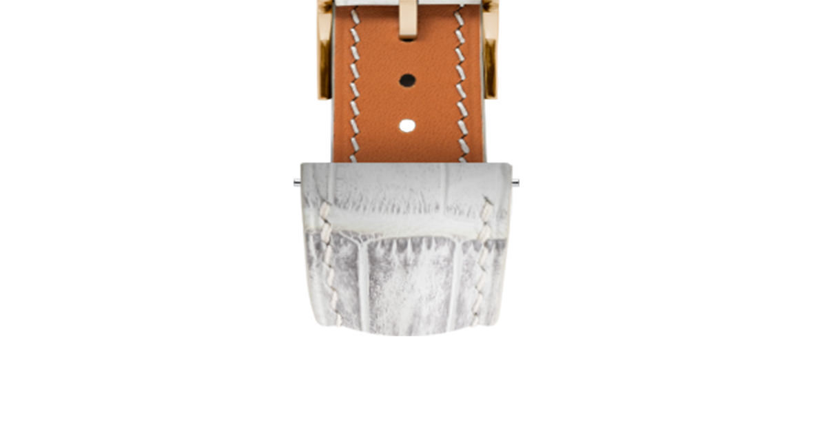Matte Himalayan Alligator Signature Strap - Handcrafted Leather