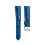 Delugs Matte Ocean Blue Alligator Signature Strap Handcrafted Leather Watch Strap