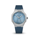 Delugs Navy Sailcloth CTS Rubber Strap for Atelier Wen Perception Rubber Watch Strap