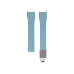 Baby Blue Curved Rubber CTS Strap