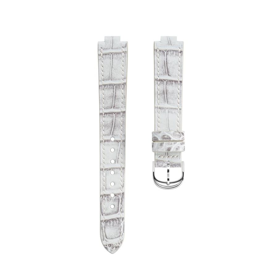 Matte Himalayan Alligator Strap for Cartier Ballon Bleu