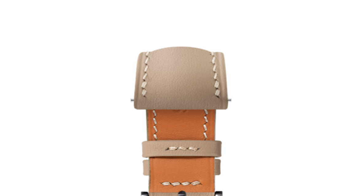 Cream Baranil Signature Strap - Handcrafted Leather Watch Strap