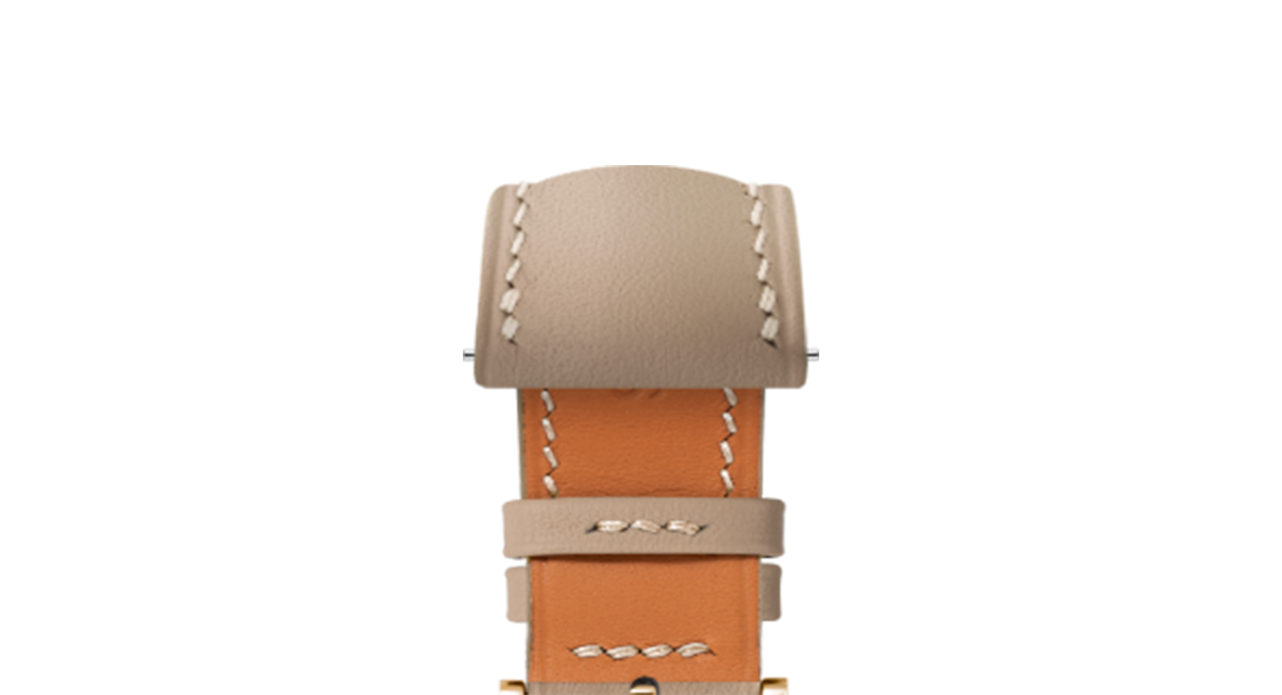 Cream Baranil Signature Strap - Handcrafted Leather Watch Strap