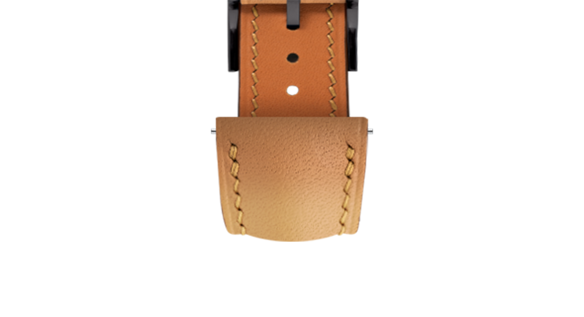 Gold Baranil Signature Strap - Handcrafted Leather Watch Strap