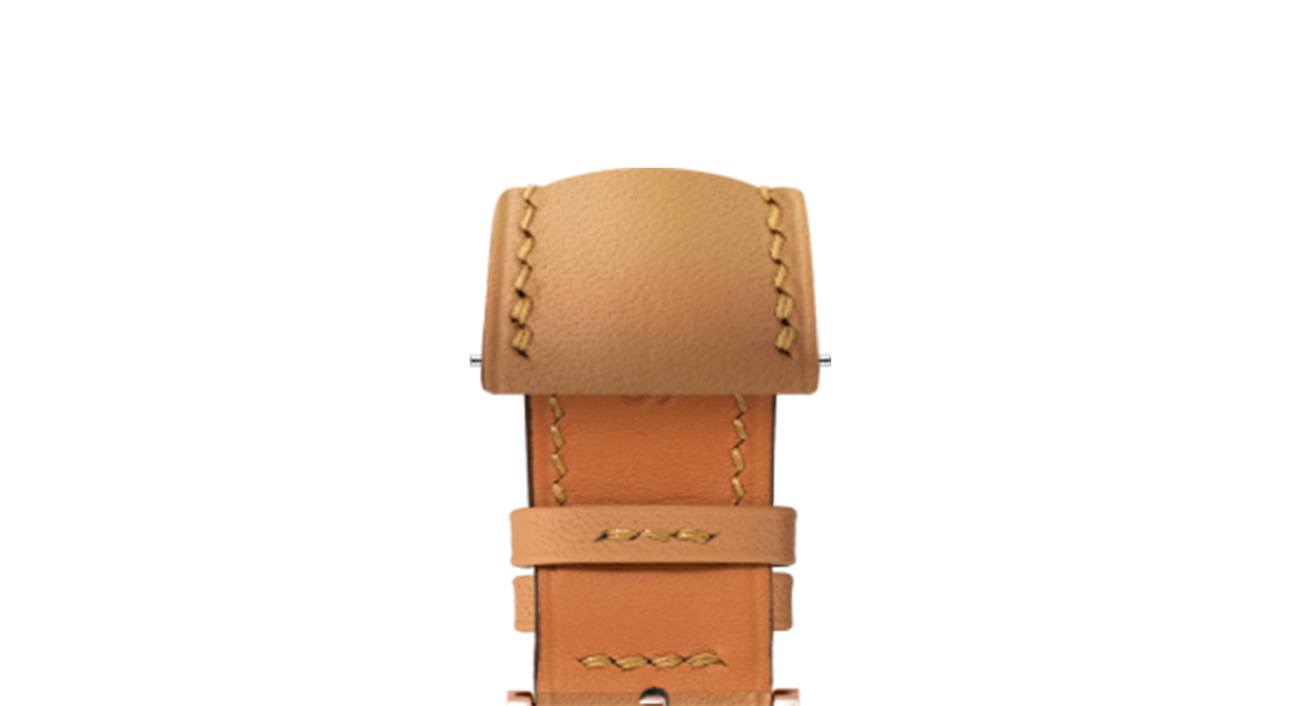 Gold Baranil Signature Strap - Handcrafted Leather Watch Strap